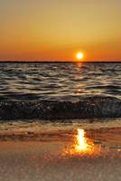 Sonnenaufgang am Strand