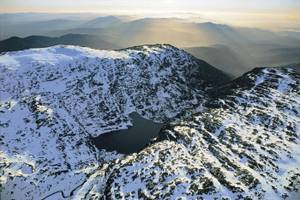 Serra da Estrela Gebirge Schnee