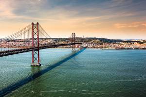 Ponte 25 Abril Lissabon Tejo Brücke