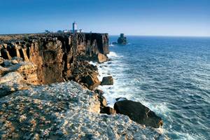 Peniche Leuchtturm Felsküste