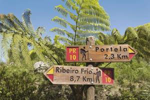 Levada Hinweisschilder auf Madeira