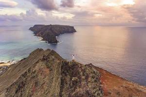 Miradouro Pico dos Flores auf Porto Santo bei Abendstimmung