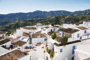 Pueblos Blancos - weiße Häuser mit braunen Dächern
