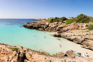 Cala Blanc Strand auf Menorca
